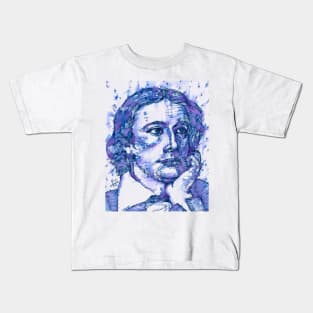 JOHN KEATS watercolor and ink portrait .1 Kids T-Shirt